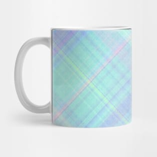 Blue Plaid Mug